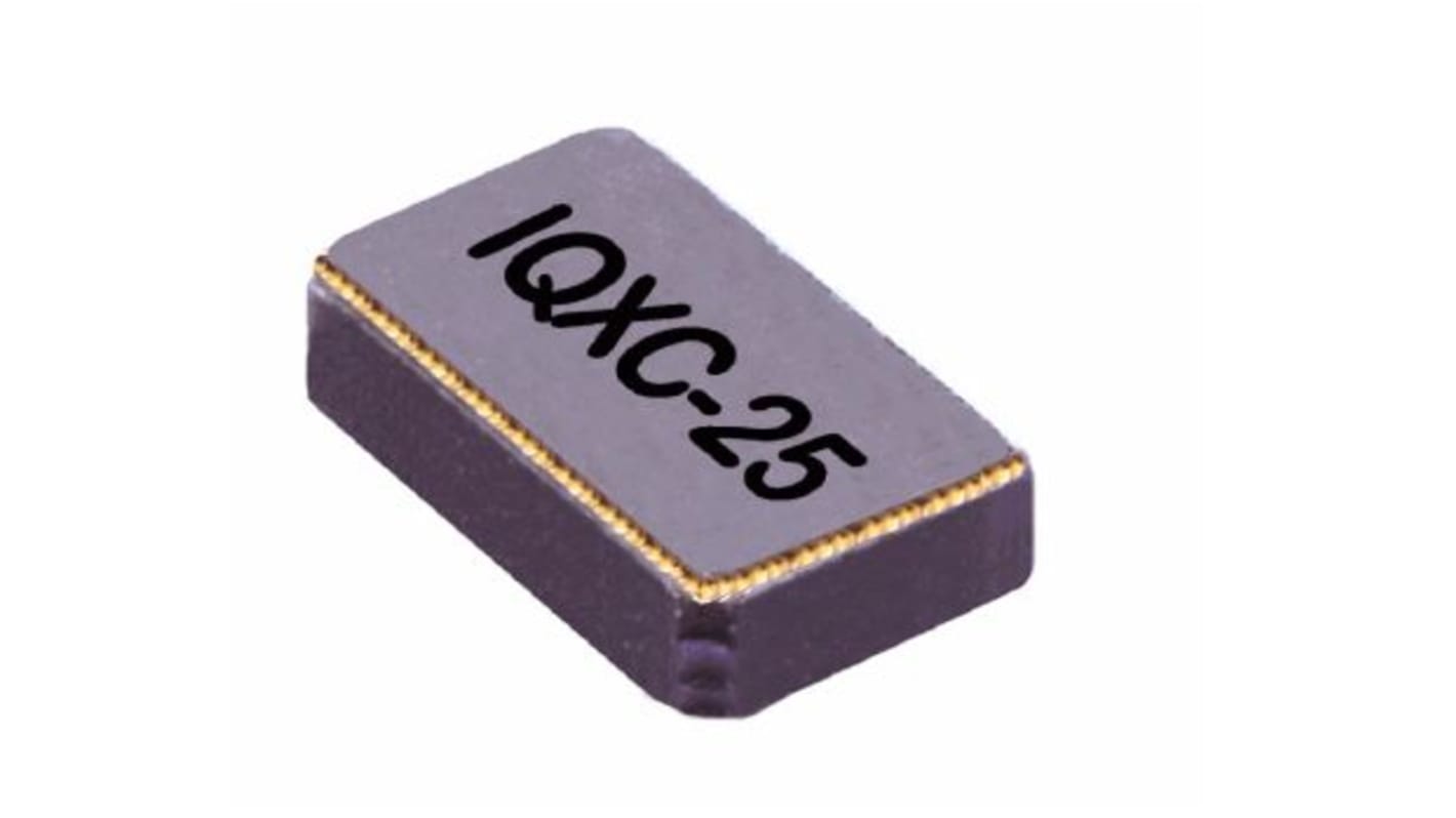 Résonateur à quartz CMS IQD 32.768kHz Montage en surface 2 broches, 12.5pF
