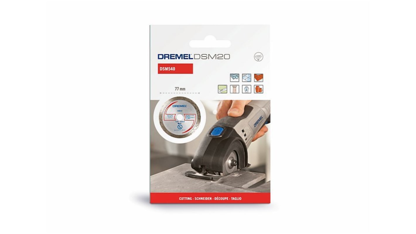 Disque de coupe Dremel DSM540, Ø 77mm