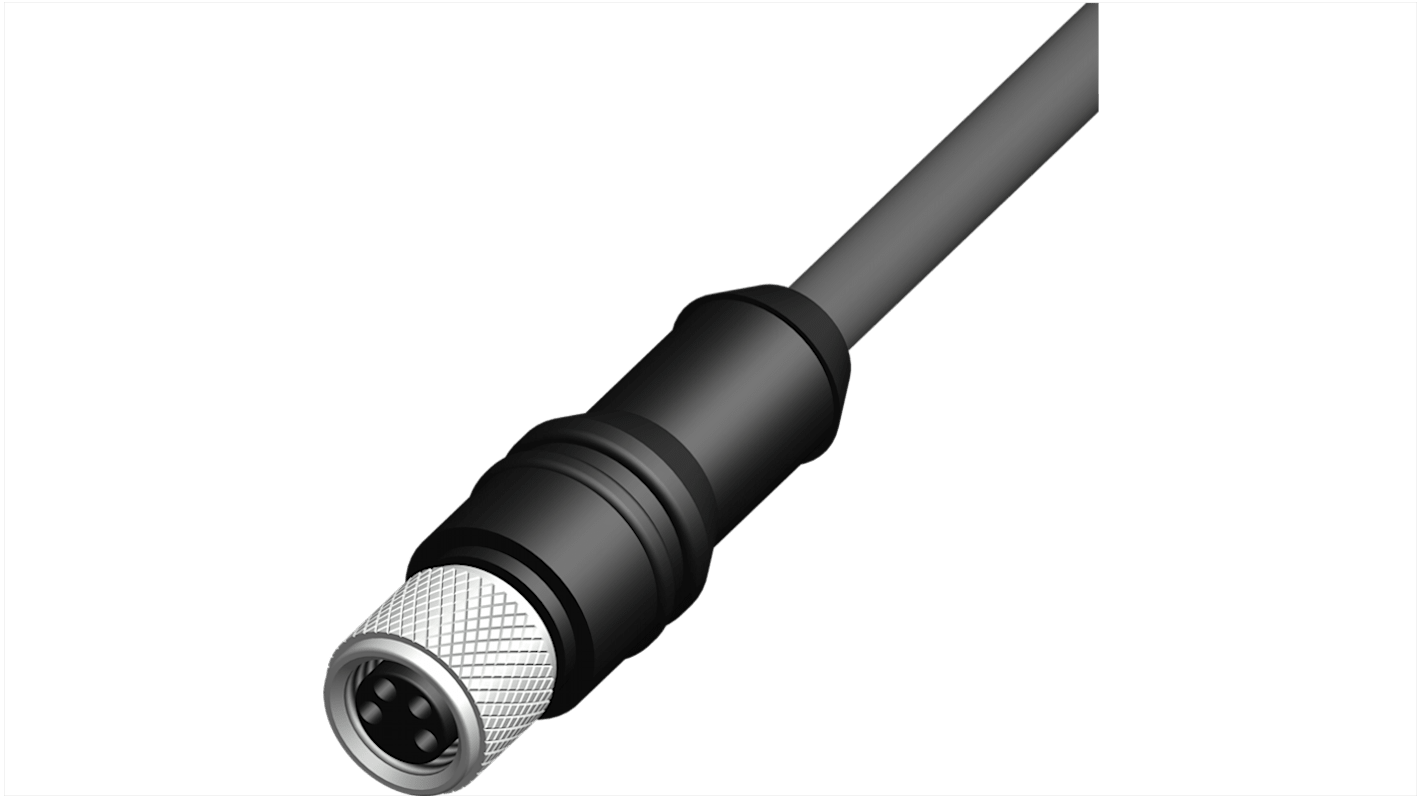 RS PRO Straight Female 4 way M8 to Unterminated Sensor Actuator Cable, 5m