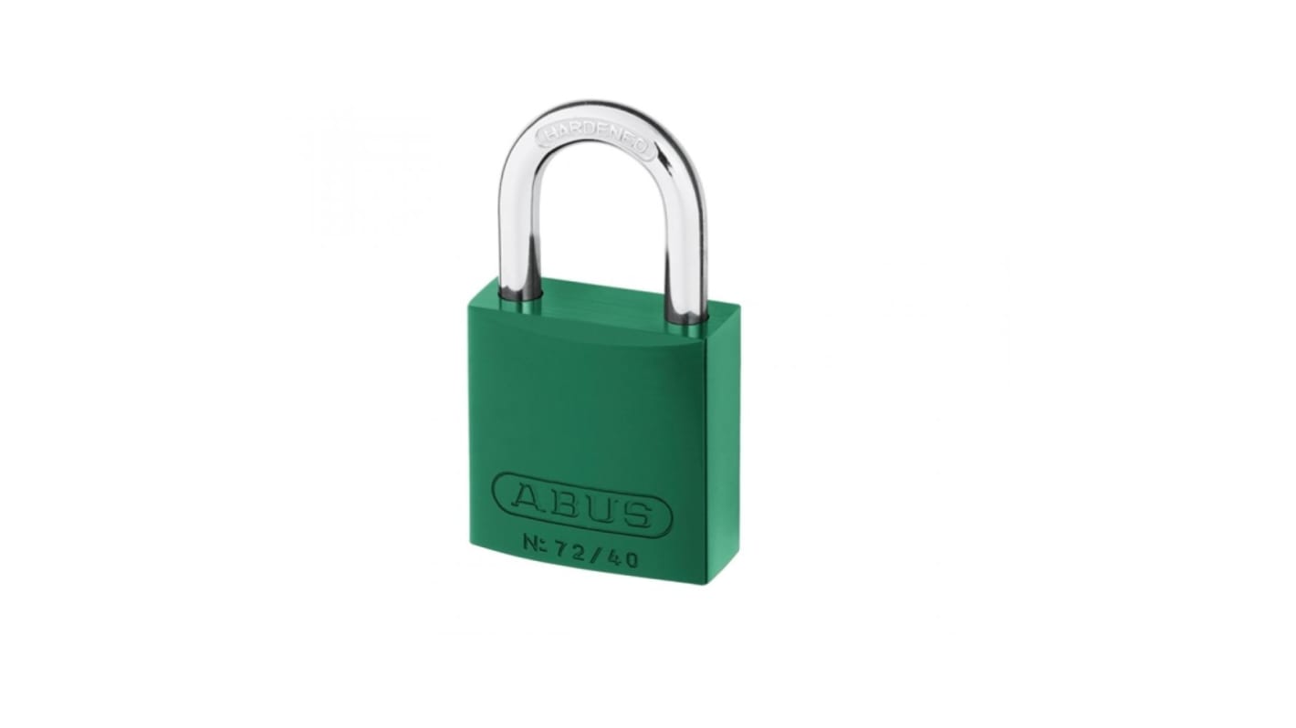 ABUS Aluminium Vorhängeschloss mit Schlüssel gleichschließend, Bügel-Ø 6mm x 27mm