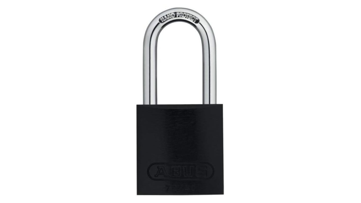 ABUS Aluminium Vorhängeschloss mit Schlüssel gleichschließend, Bügel-Ø 6mm x 39mm