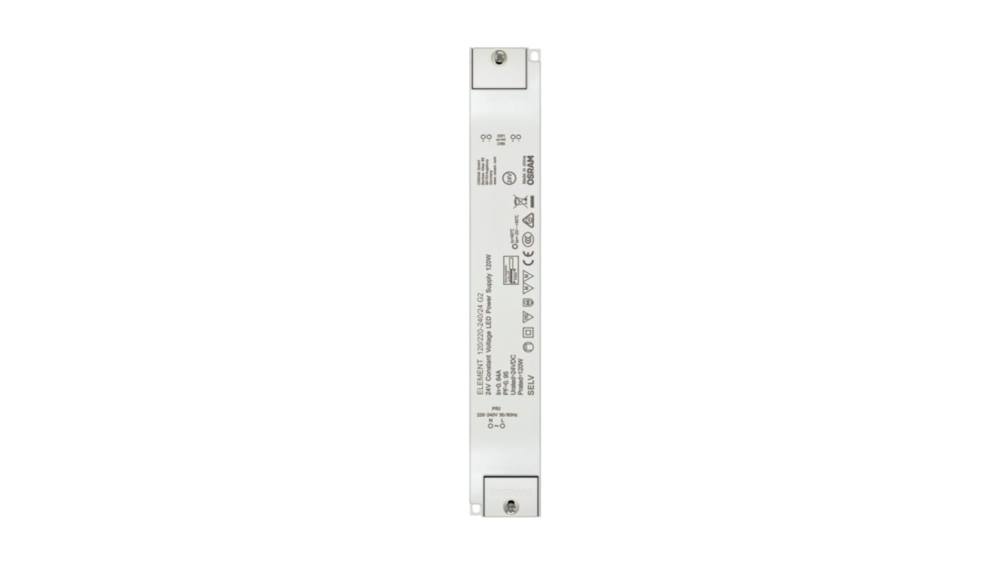 Osram LED Driver, 24V Output, 120W Output, 32A Output, Constant Voltage