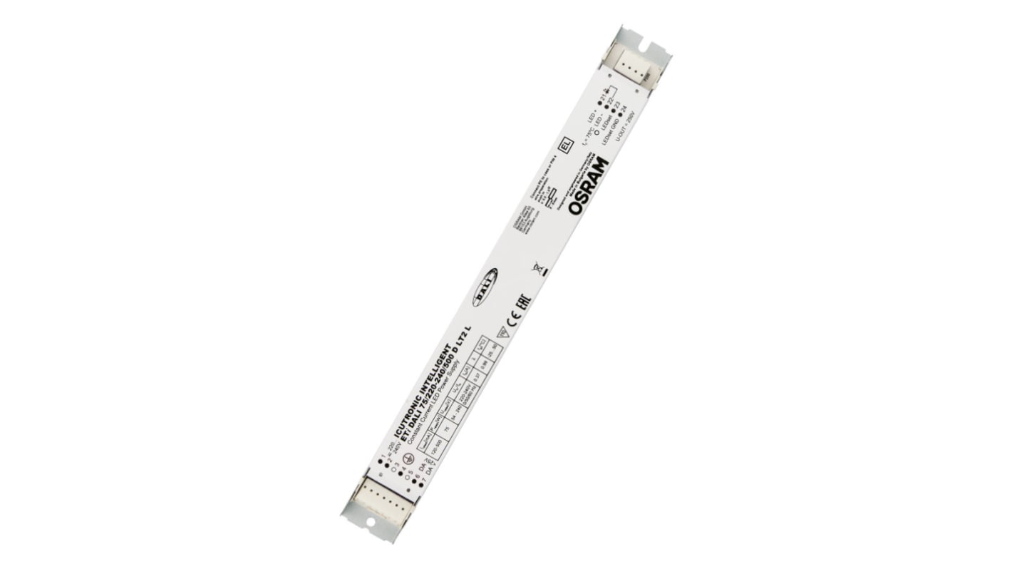Osram 75W LED驱动电源, 输出240V 500mA, 可调光, ETi-DALI系列