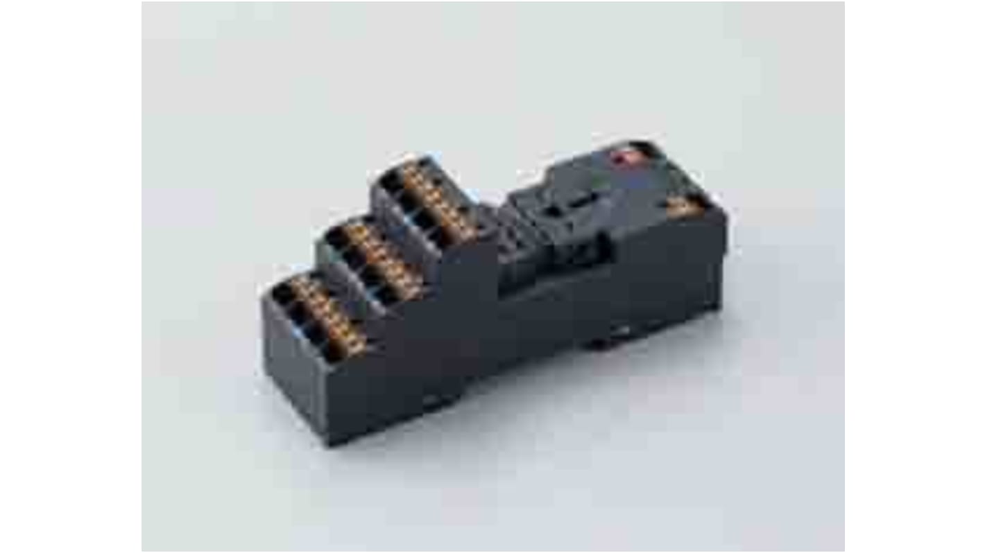 Idec SU 8 Pin 300V ac DIN Rail Relay Socket, for use with RU2