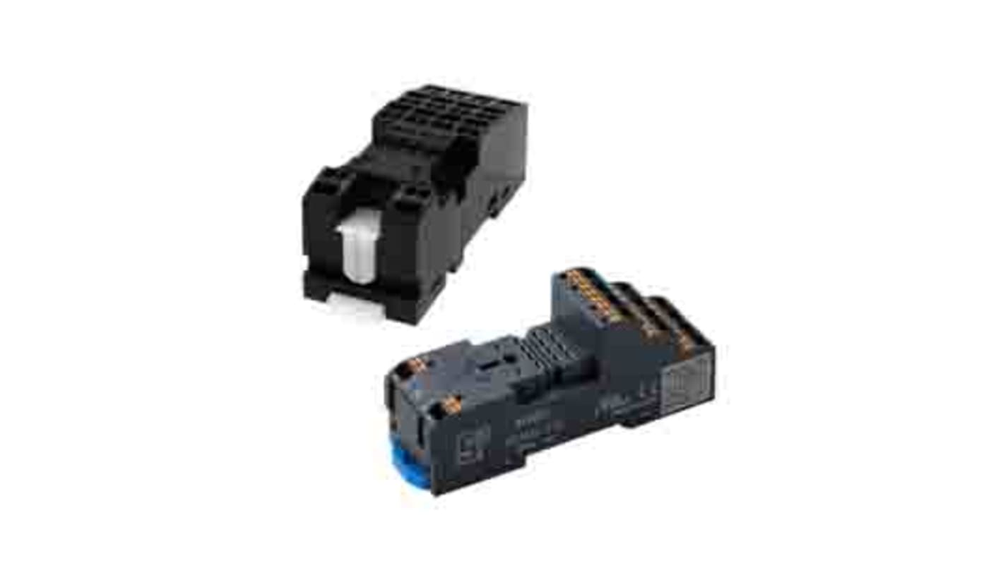 Idec SU 14 Pin 300V ac DIN Rail Relay Socket, for use with RU4