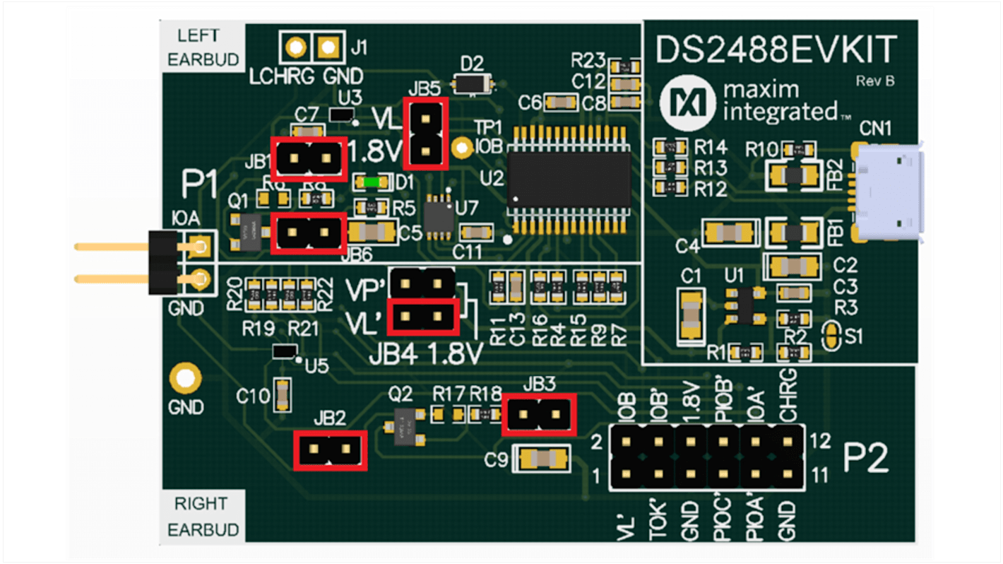 Maxim Integrated Evaluation Kit for the DS2488 for DS2488 for DS2488