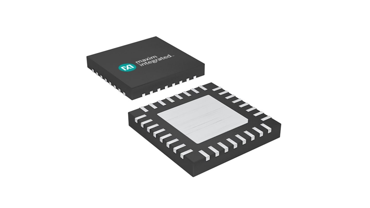 Driver para display LCD Maxim Integrated MAX25222, alim: 2,65 → 5,5 V. / 1.5mA, SWTQFN-EP 32