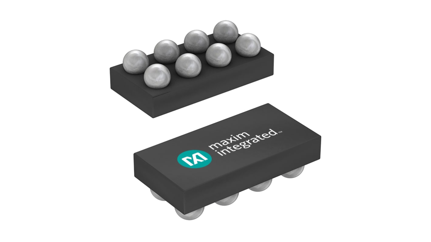 Wzmacniacz transimpedancyjny MAX40213AWA+T, 3,3 V 2-Channel 300MHz 8-pinowy WLP
