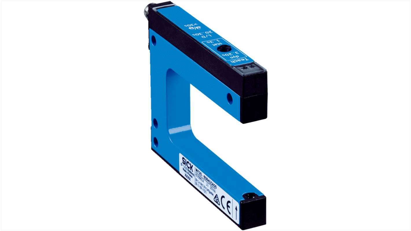 Rs-Online Sensore fotoelettrico SICK rilevamento 50 mm uscita Commutazione luce/buio PUSH/PULL