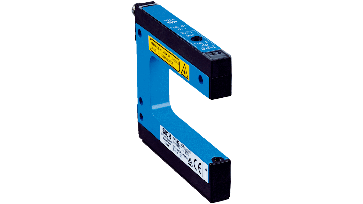 Rs-Online Sensore fotoelettrico SICK rilevamento 5 mm uscita Commutazione luce/buio PUSH/PULL