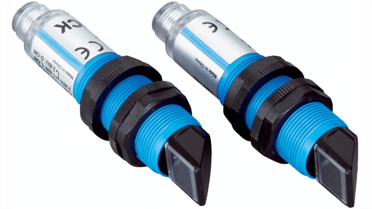 SICK Through Beam Photoelectric Sensor, Barrel Sensor, 0 → 25 m Detection Range