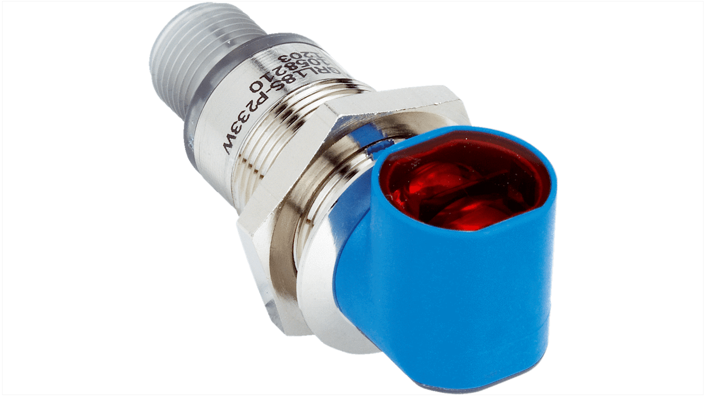 Rs-Online Sensore fotoelettrico Cilindrico SICK rilevamento 3 mm → 115 mm uscita Commutazione luminosa PNP