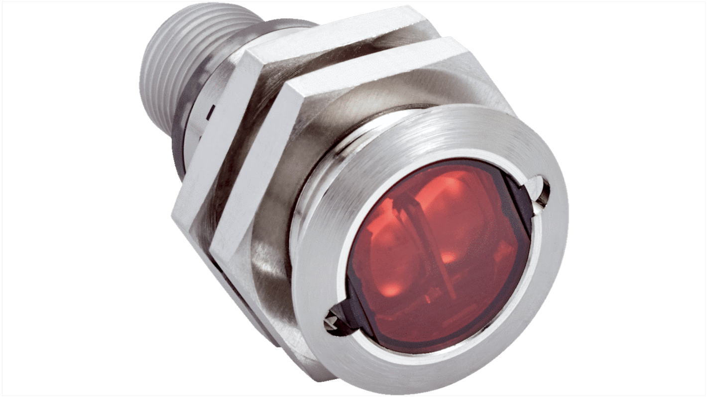 Rs-Online Sensore fotoelettrico Cilindrico SICK rilevamento 5 mm → 550 mm uscita Commutazione luminosa PNP