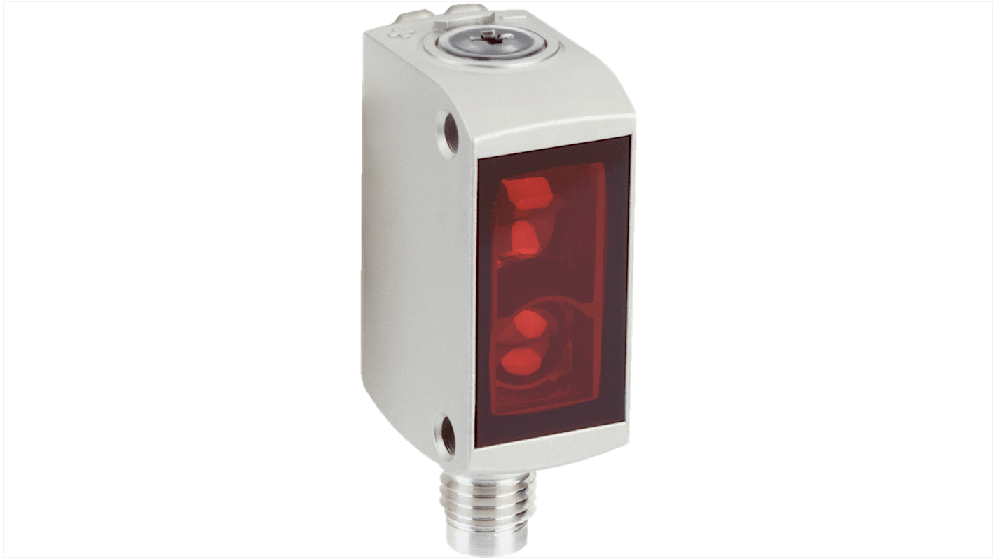 Rs-Online Sensore fotoelettrico Rettangolare SICK rilevamento 10 mm → 300 mm uscita Commutazione luce/buio PNP