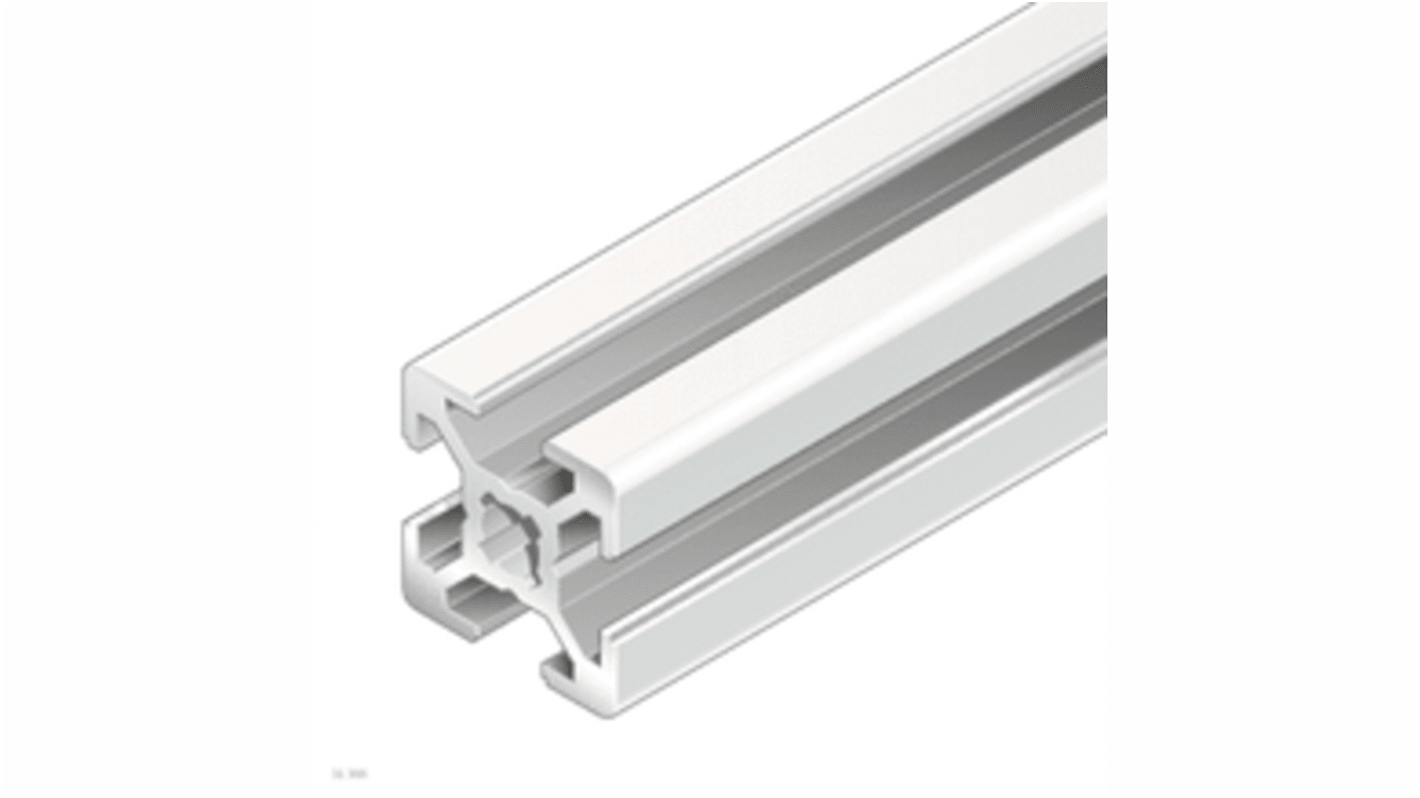 Bosch Rexroth 铝撑杆, 1000mm长, 银, 6mm槽, 20 x 20 mm支柱