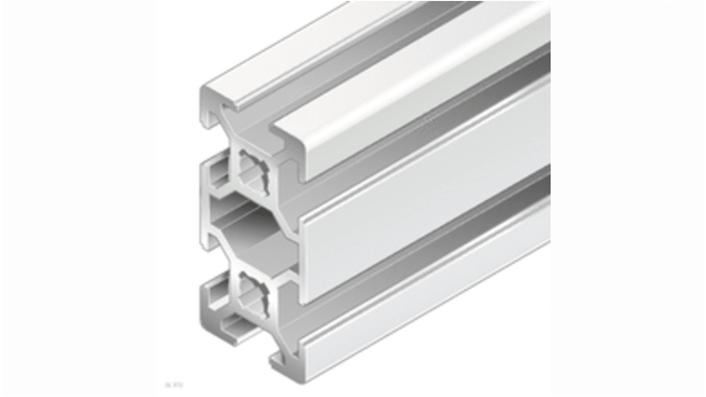 Bosch Rexroth MGE Alu Strebenprofil 20 x 40 mm, 6-fach Nut 6mm, Länge 1000mm