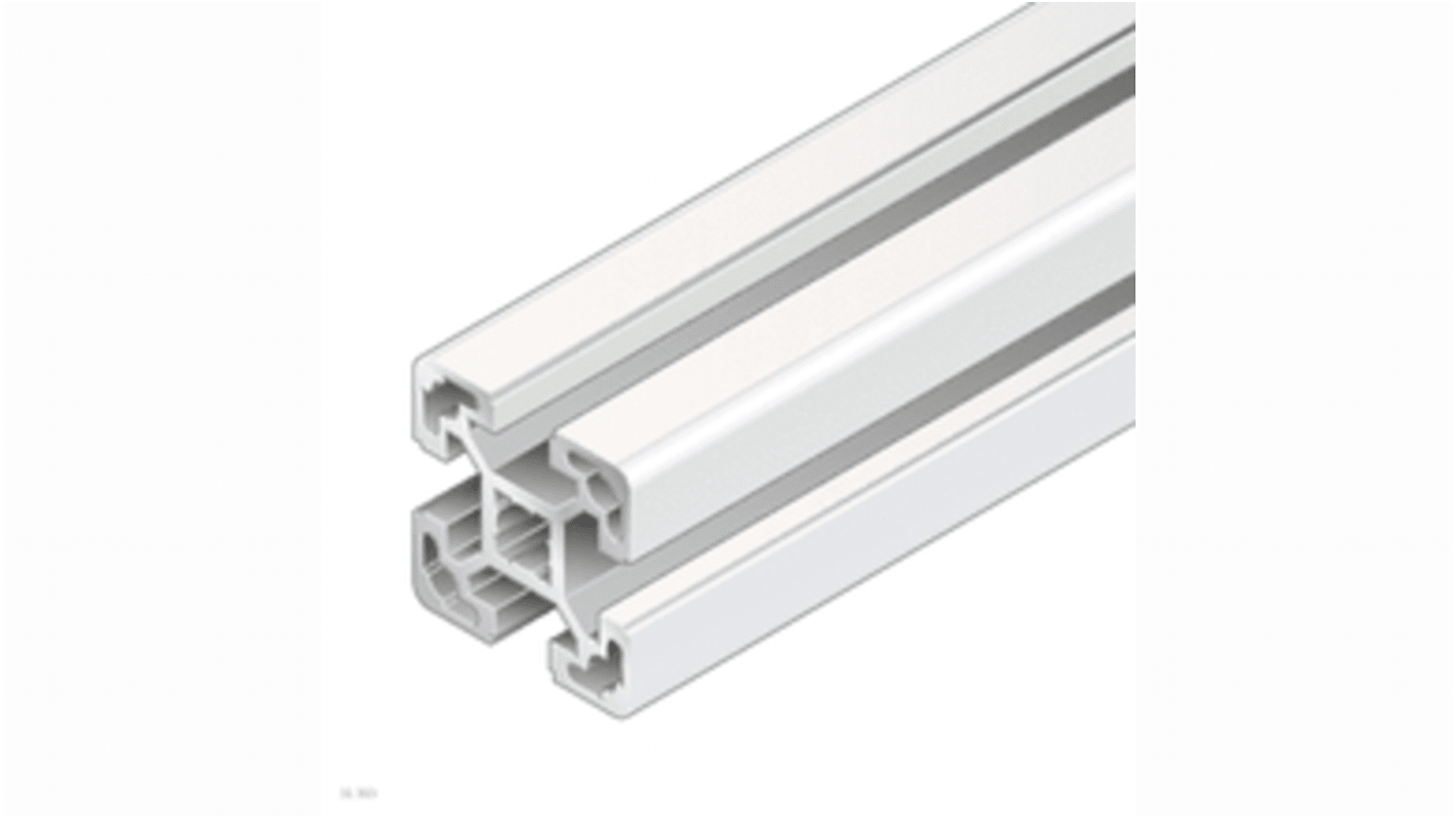 Bosch Rexroth 铝撑杆, 1000mm长, 银, 10mm槽, 40 x 40 mm支柱