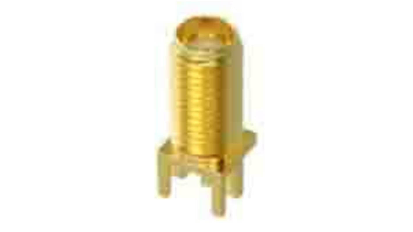 Molex 73251 Series, Jack PCB Mount SMA Connector, 50Ω, Edge Mount Termination, Straight Body