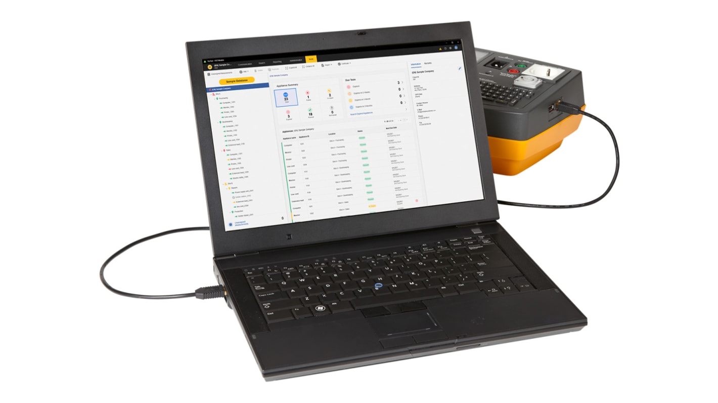 Fluke PAT-Prüfsoftware FLK-TRUTEST-ADV für Beha-Amprobe GT-600, Beha-Amprobe GT-650, Beha-Amprobe GT-800, Beha-Amprobe