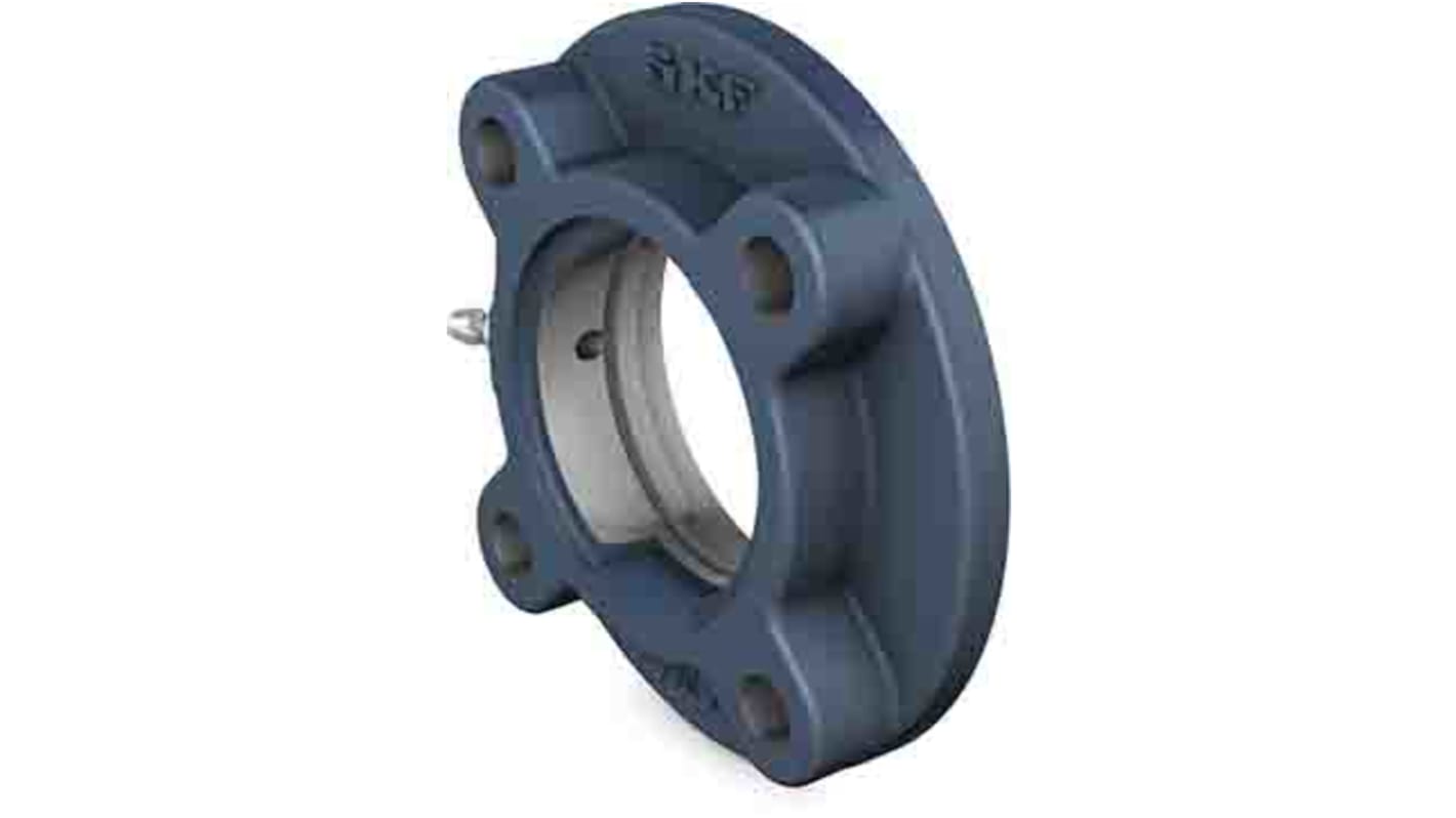 SKF 轴承, 85mm内径, 160mm x 37.5 mm, 4安装孔, 铸铁制