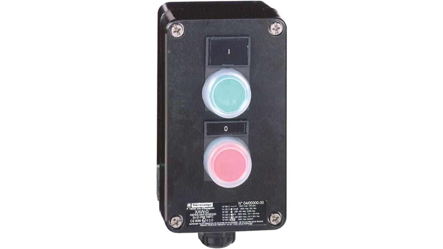 Schneider Electric, 押しボタン制御ステーション, XAWF210EX