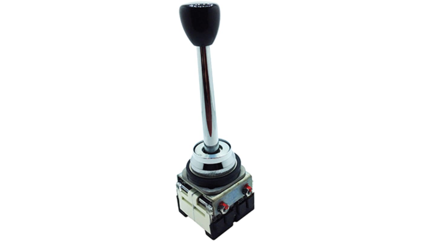 Controlador de Joystick, Single Axis ejes, SPST, IP40, -25 → 70°C XD2