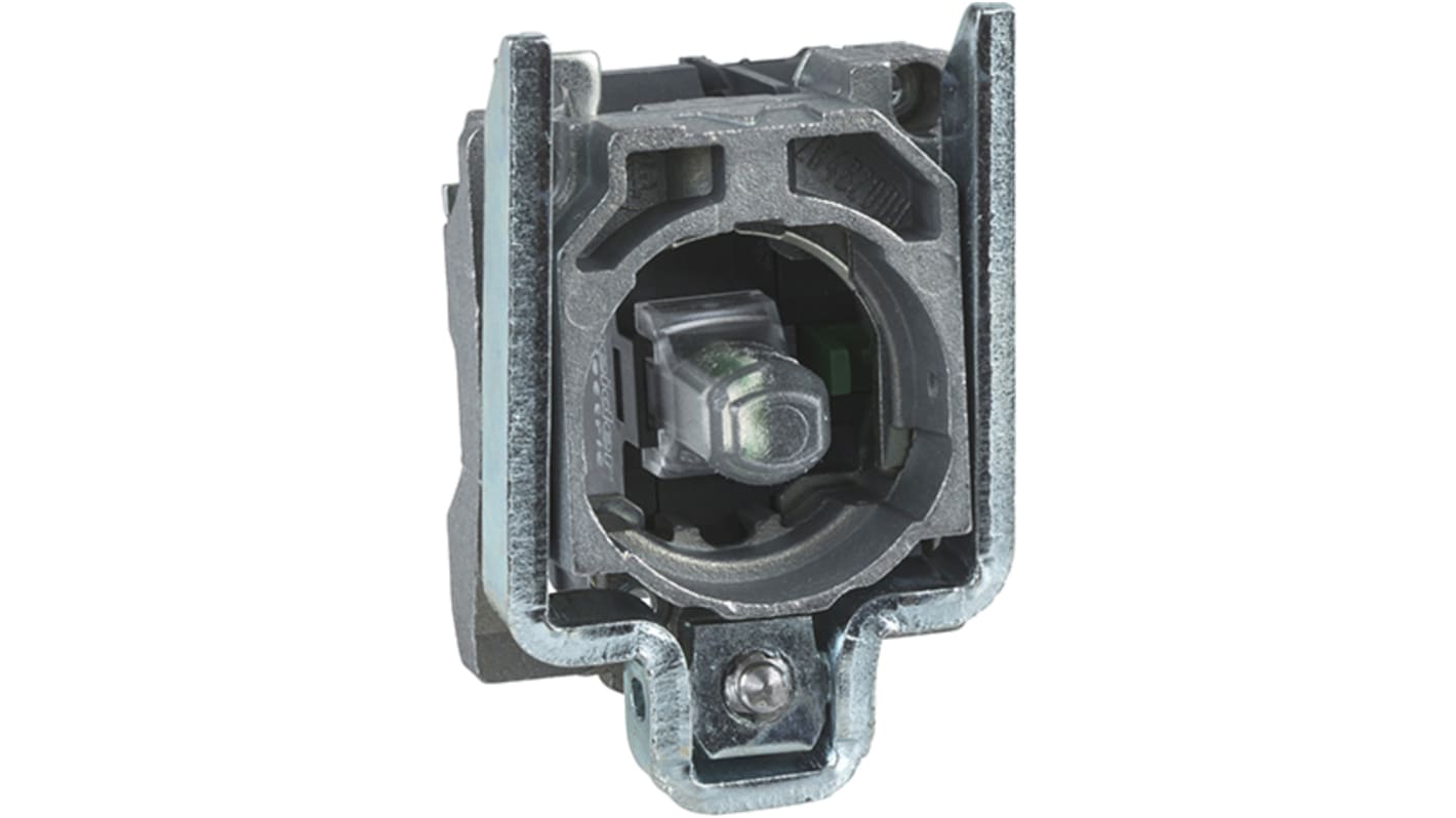 Schneider Electric XB4 Series Light Block, 110 → 120V, White Light, 1NC