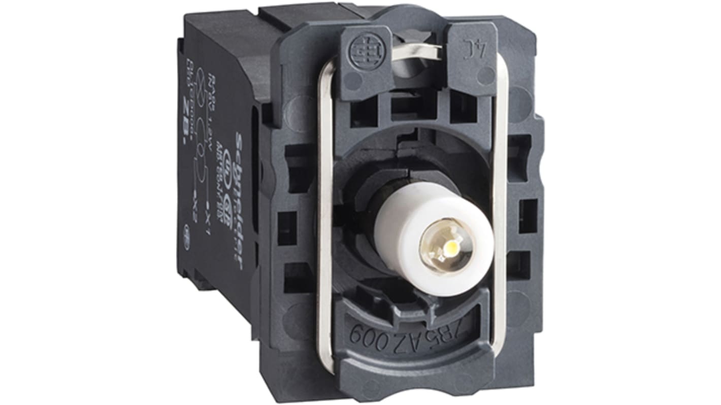 Schneider Electric XB5 Series Light Block, 230 → 240V, White Light