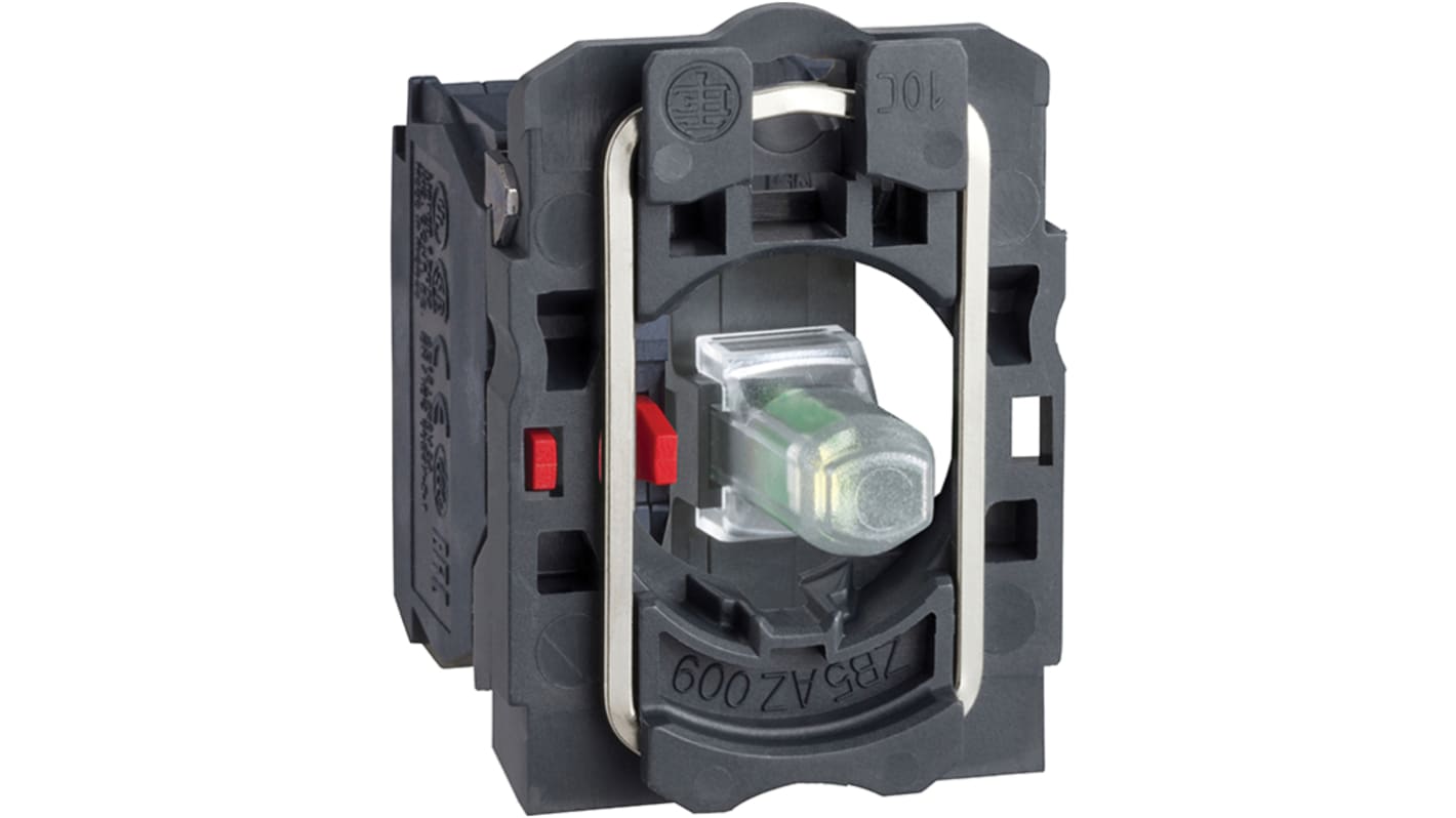 Schneider Electric XB5 Series Light Block, 240V, White Light, 1NC