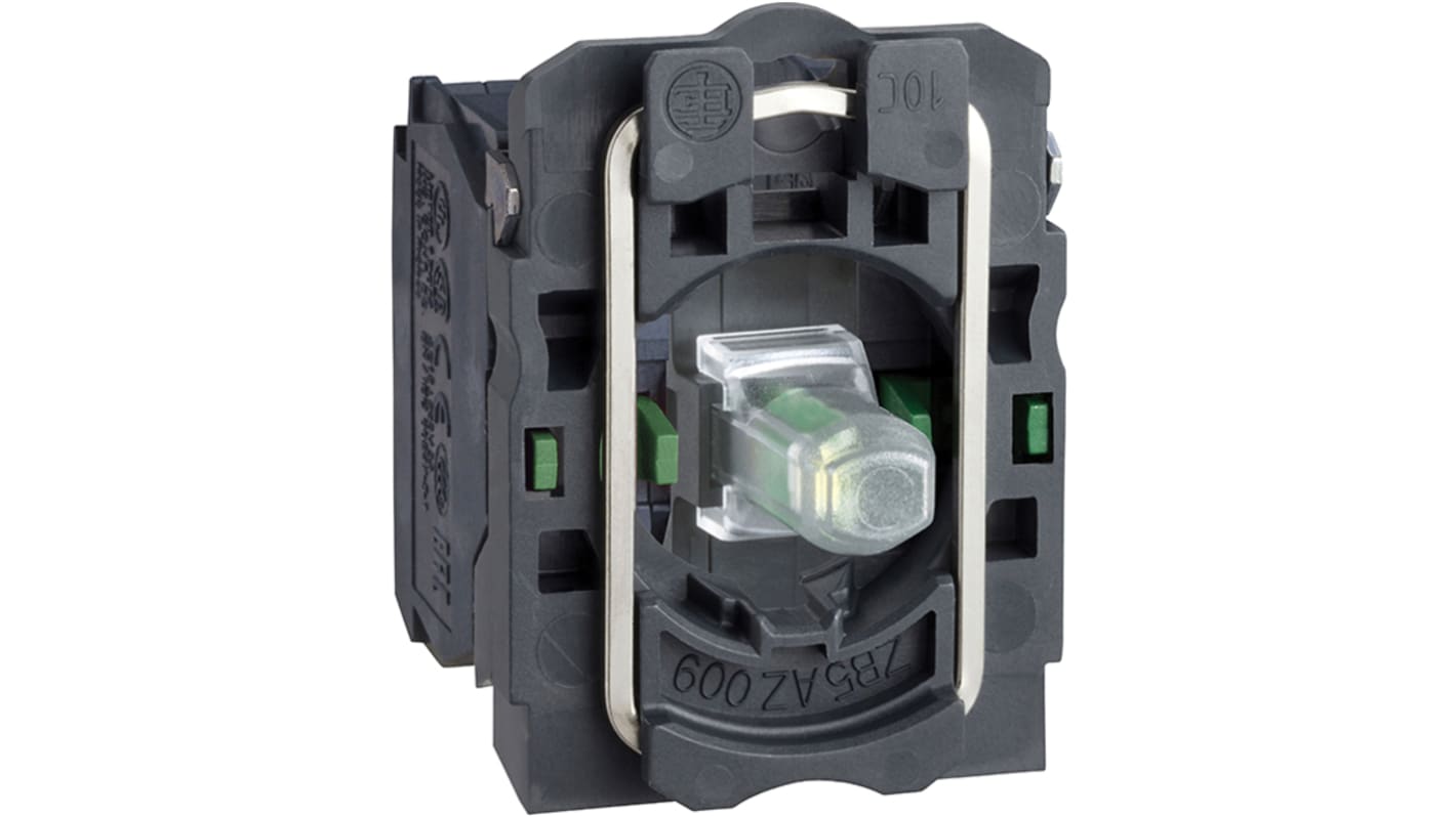 Schneider Electric XB5 Series Light Block, 240V, White Light, 1CO