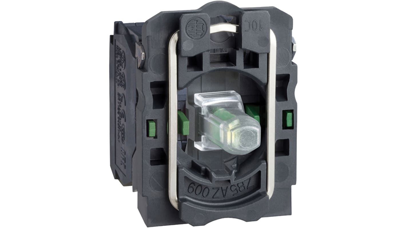 Schneider Electric XB5 Lichtblock Anzeigenblock Universal-LED Weiß beleuchtet, 1 Wechsler, 240V Schraubanschluss