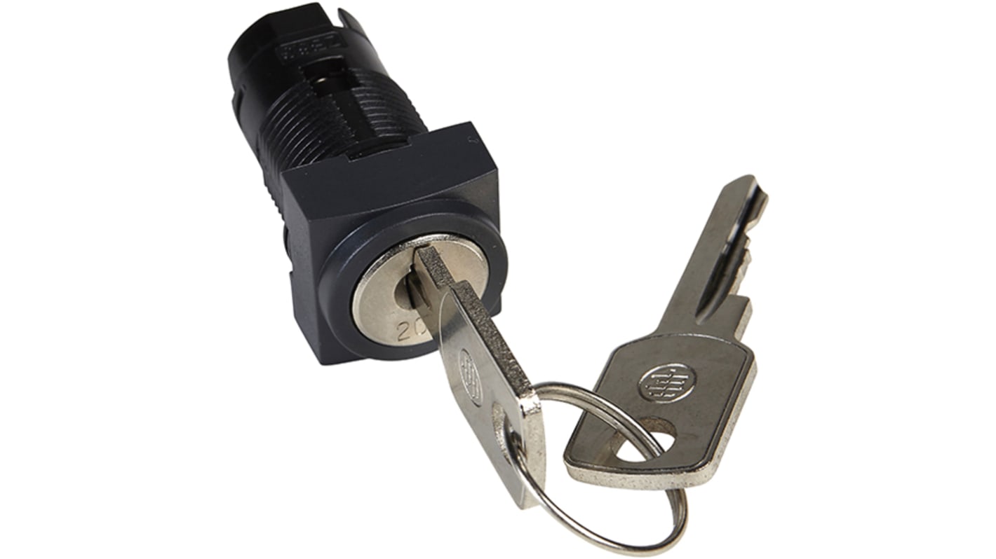 Schneider Electric XB5 3-position Key Switch Head, Latching, 16mm Cutout