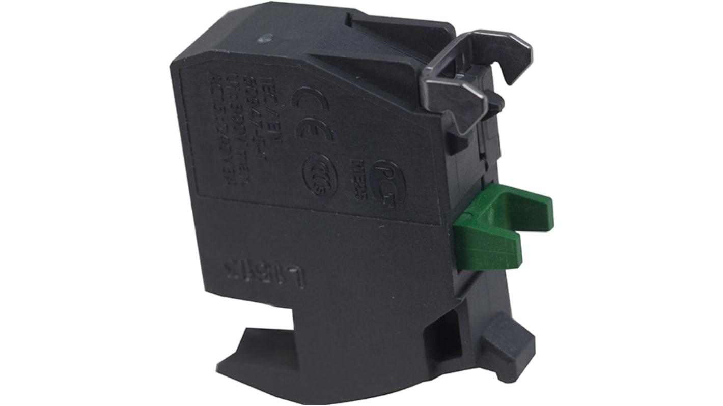 Schneider Electric ZBE Series Contact Block, 240V, 1 NO
