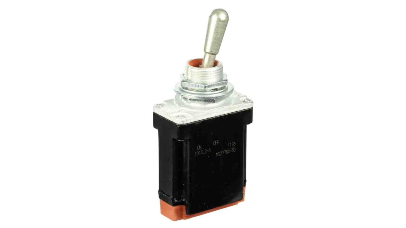 Honeywell 钮子开关, 单刀单掷, (开)-关操作, 20 A, 衬套安装, 导线端子