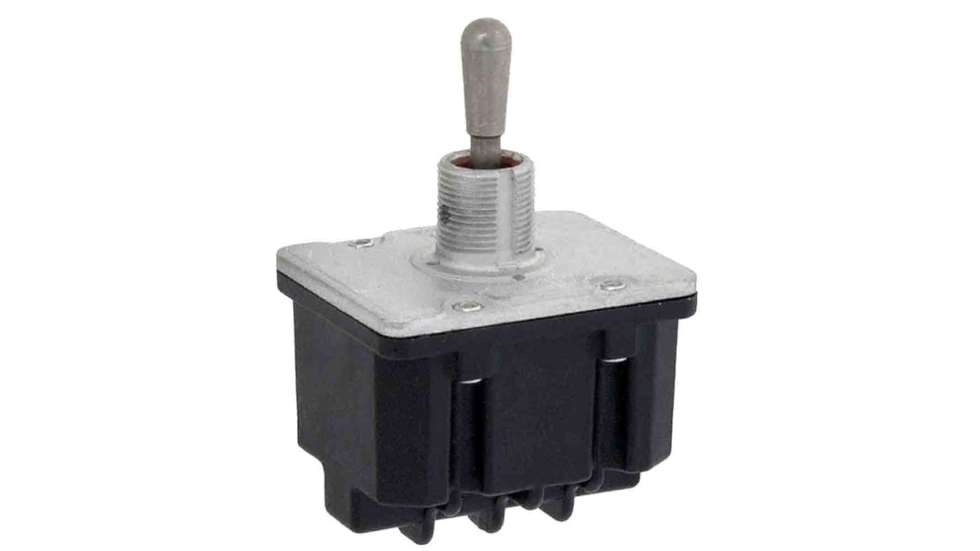 Honeywell 钮子开关, 四刀单掷, 开-关操作, 20 A, 衬套安装, 导线端子