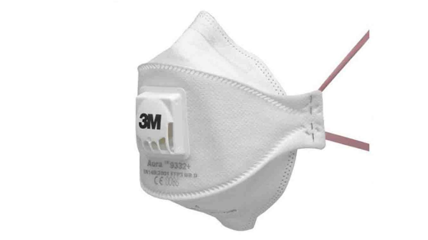 3M 9300+ Series Disposable Face Mask for General Purpose Protection, FFP3, Valved