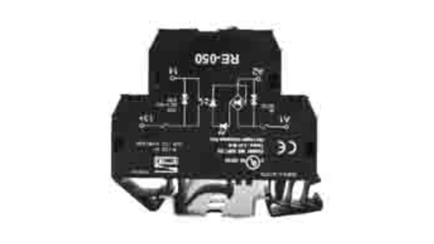 RS PRO Solid State Interface Relay, 5 Vdc Control, 500 mAdc Load, DIN Rail Mount
