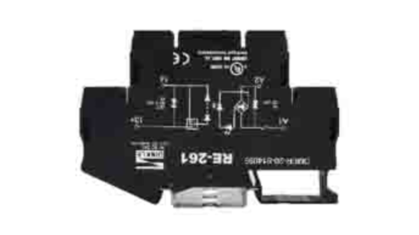 Módulo de relé de estado sólido RS PRO, control 24 Vdc, carga 3 → 48 Vdc / 6 Adc, para carril DIN