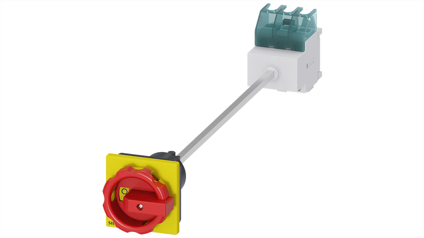 Siemens 32A隔离开关, 3极, 最大32A, 2 号熔断器