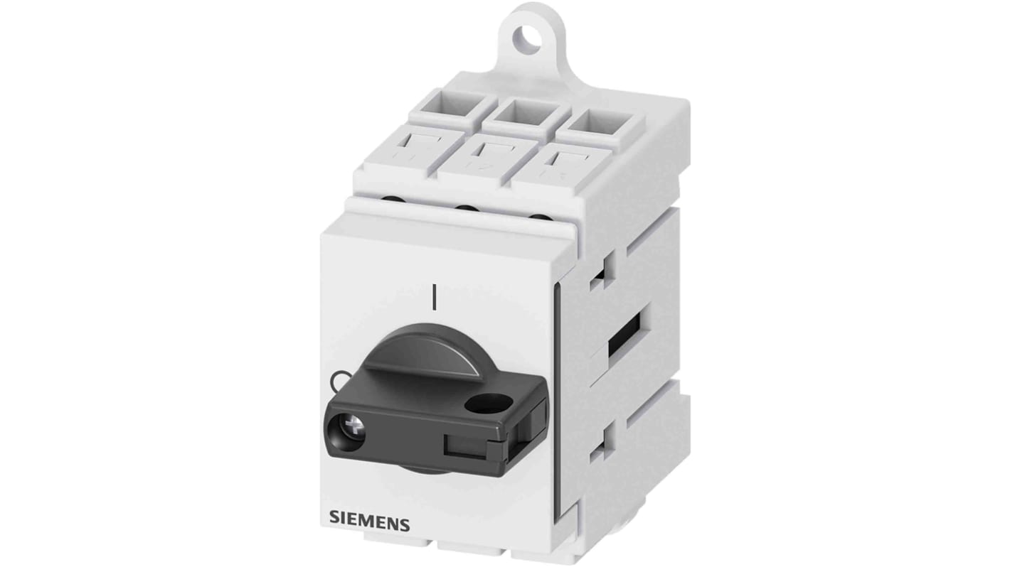 Siemens 3 Pole DIN Rail Isolator Switch - 32A Maximum Current