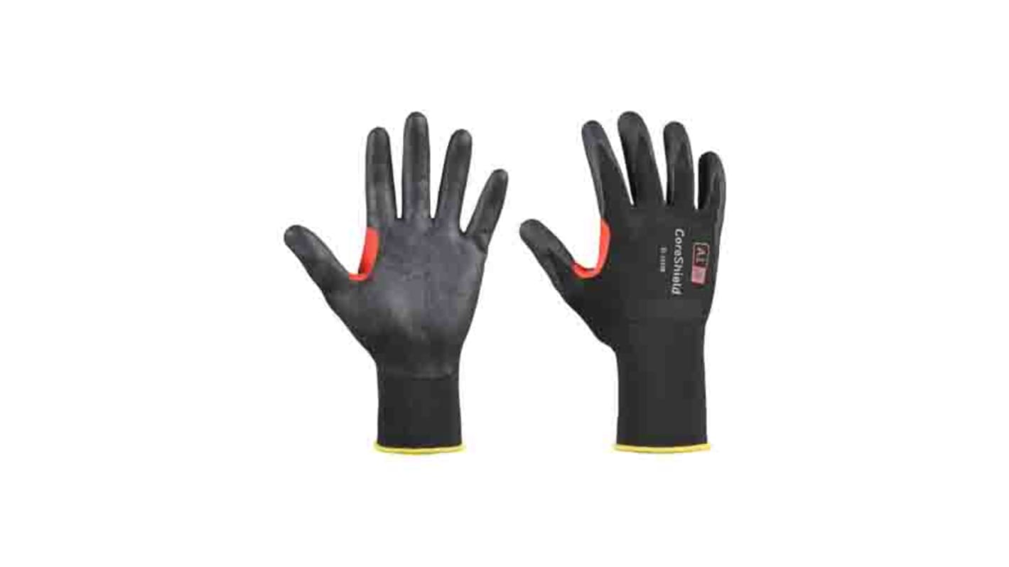 Honeywell Safety CoreShield Black HPPE Gloves, Size 10, Nitrile Foam Coating