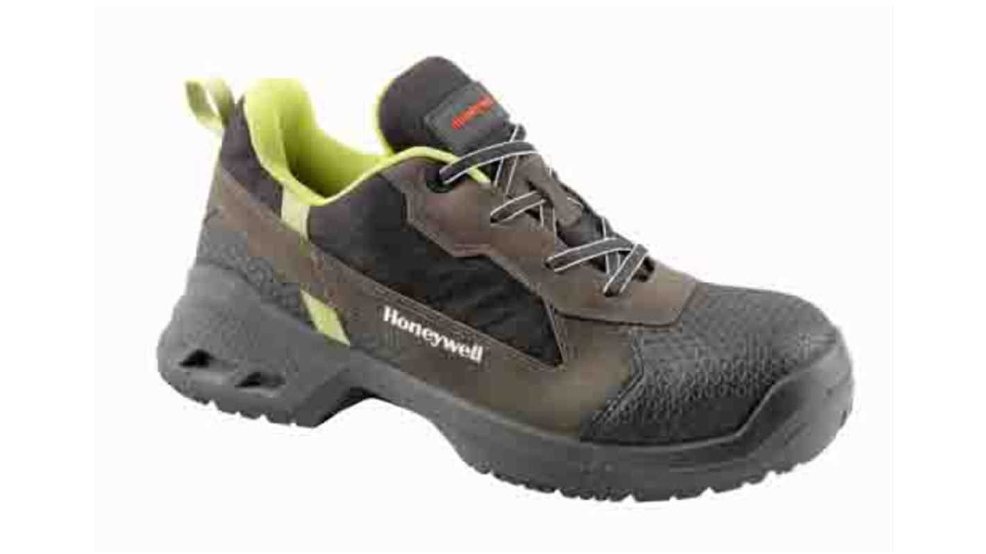 Honeywell Safety Sprint Unisex Black, Brown, Green Composite Toe Capped Safety Shoes, UK 7.5, EU 41