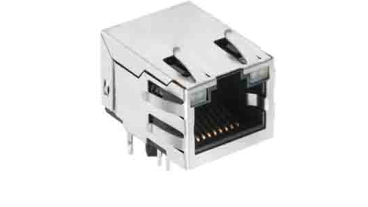 Transformador LAN Ethernet Wurth Elektronik, 2 puertos, Agujero pasante, 33.75 x 21.5 x 13.6mm
