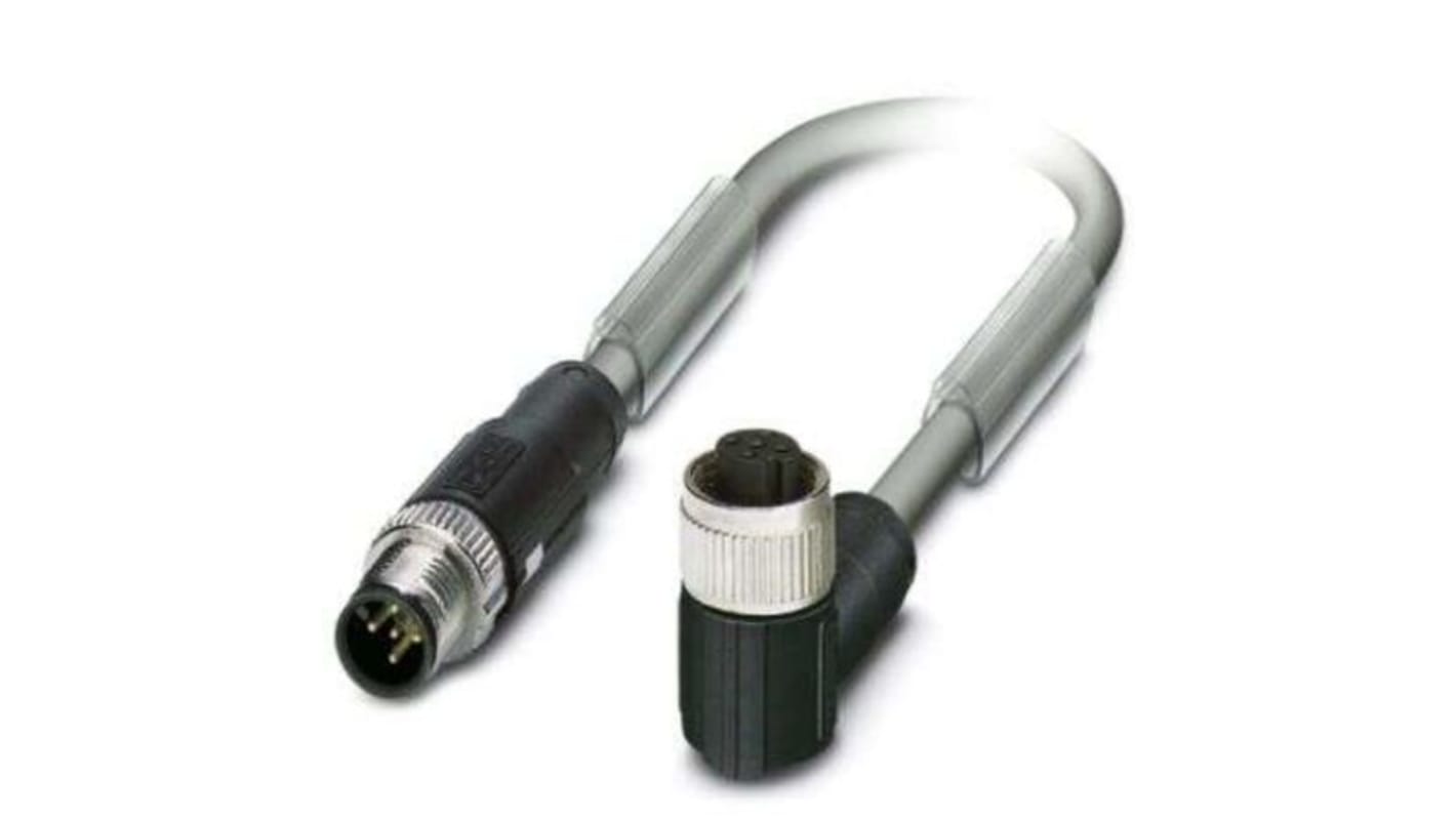 Cable de bus Phoenix Contact, con. A M12 Macho, 5 polos, con. B M12 Hembra, cod.: A, long. 500mm