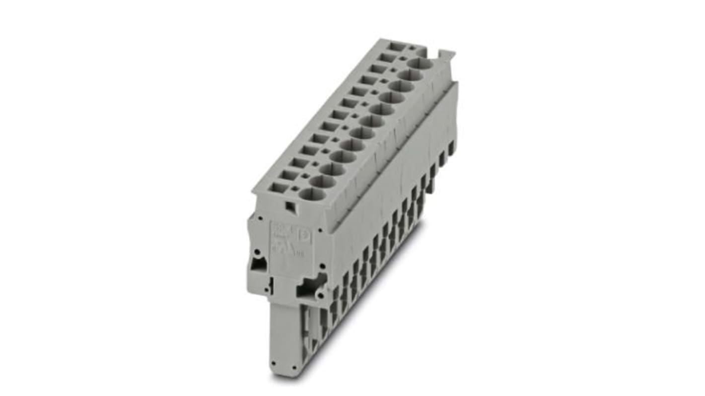 Phoenix Contact, 6.2mm Pitch, SP, Pluggable Terminal Block, Plug, Plug ...