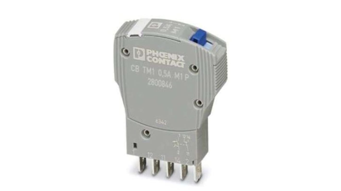 Interruttore termico Phoenix Contact CB, 1 polo poli, 500mA, 50V cc