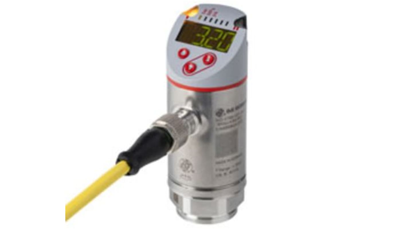 Norgren 34D Series Pressure Sensor, 0bar Min, 100bar Max, Transistor Output, Relative Reading