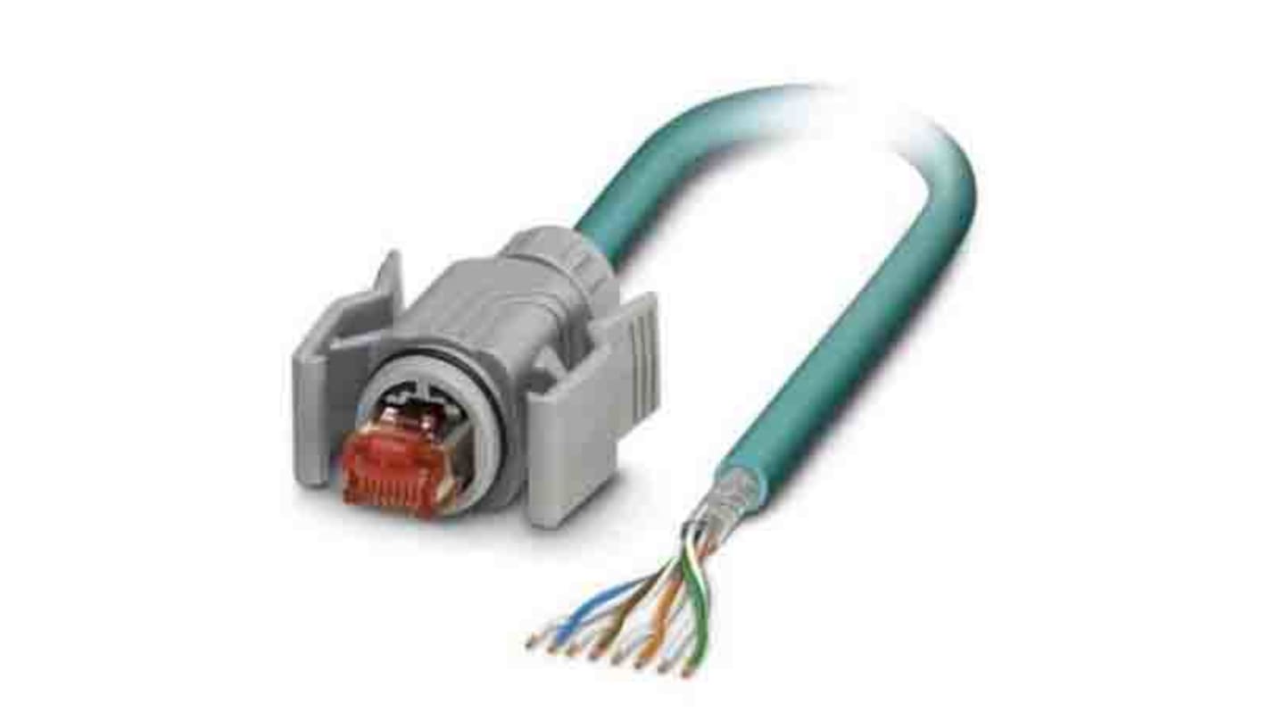 Cable Ethernet Cat6 Phoenix Contact de color Azul, long. 5m