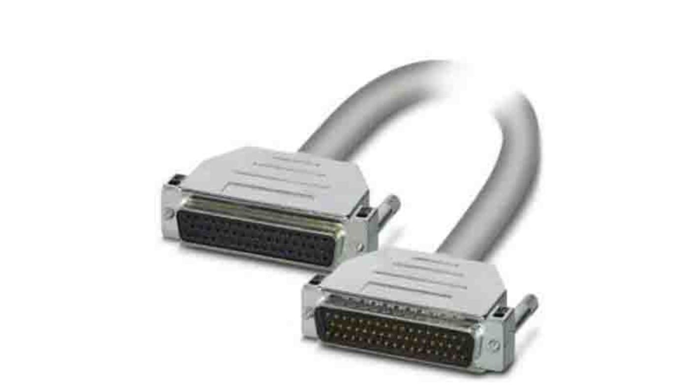 Phoenix Contact Male 50 Pin D-sub to Female 50 Pin D-sub Serial Cable, 5m