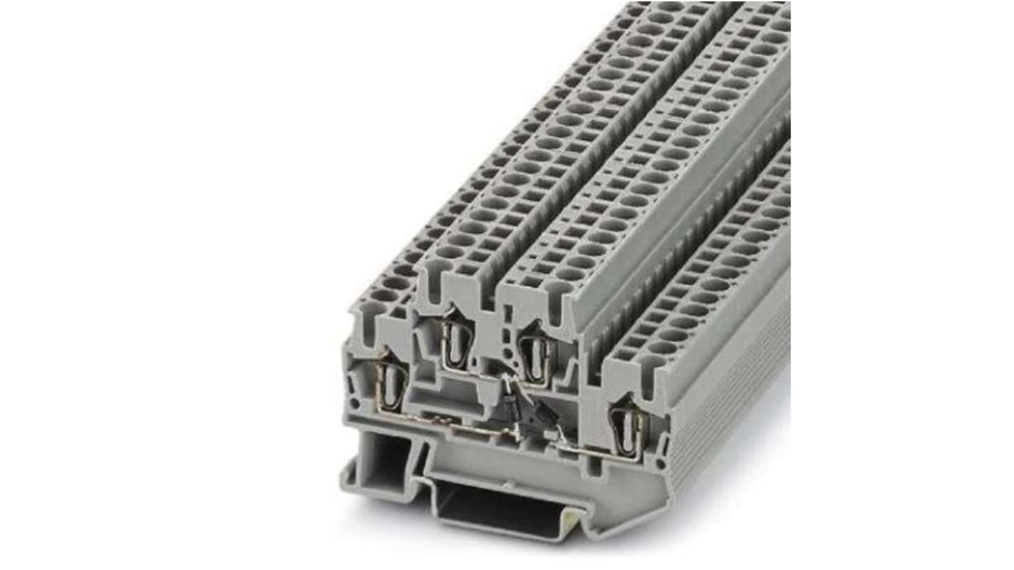 Phoenix Contact 3031652 STTB 2.5-2DIO/UL-O/UR-O Series Grey, 0.08 → 4mm²